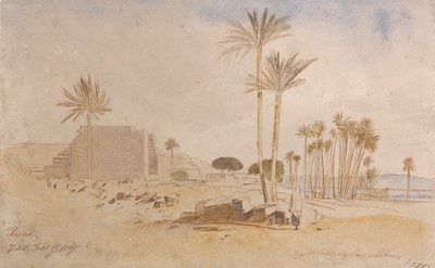 Tapha, 7:50 AM, 17 February 1867 by Edward Lear